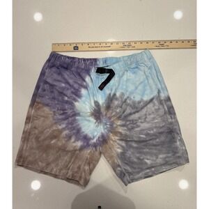 Gramicci Shorts Men's XL Tie Dye Shorts Vintage G‎ Series Belted Outdoor Hiking